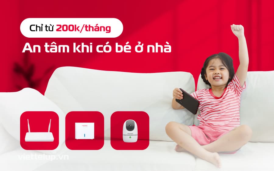 Camera an ninh tặng kèm khi đăng ký internet Viettel được trang bị độ phân giải cao, cho phép bạn ghi lại những hình ảnh sắc nét và rõ ràng.